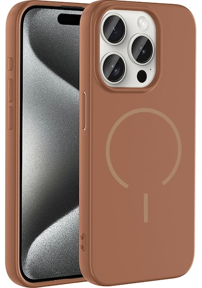 Apple Uyumlu iPhone 15 Pro Max Kılıf M-safe Şarj Özellikli Zore Meta Kapak