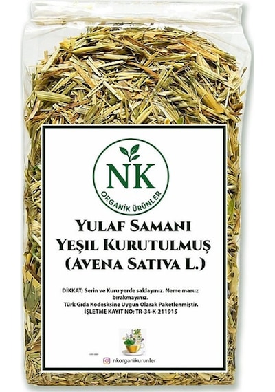 Yulaf Samanı Yeşil Kurutulmuş 75gr