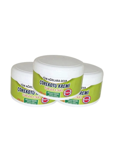 Süper Çörek Otu Kremi Green Box 200 Ml - 3 Adet Krem