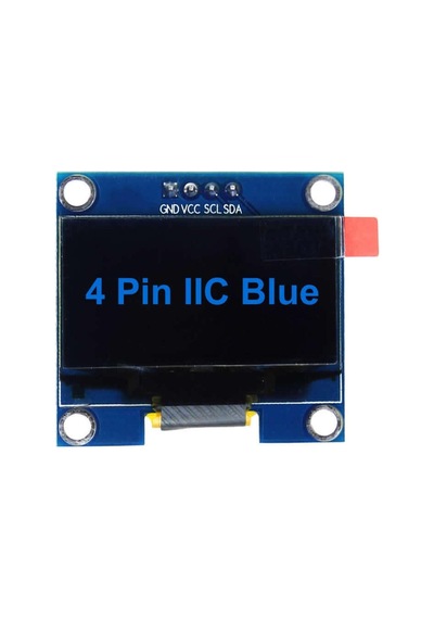 1.3 Inch Iıc Mavi Oled Lcd Modül I2c Seri 1.3 Ssh1106 Dc 3.3v 5v 128x64 Pixel Grafik