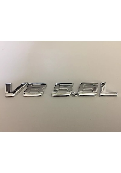 V8 5.6 L Krom Bagaj Yazısı Mercedes Mybach