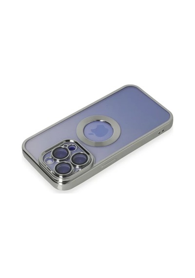 Newface Apple İphone 15 Pro Kılıf Slot Silikon - Gümüş