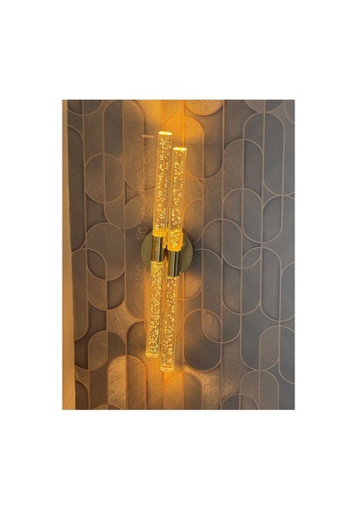 Bubbleflux Dubble Large 51 Cm Modern Tasarım Led Aplik - Duvar Lambası - Gold - Elektrikli - Günışığı Gold Elektrikli