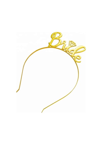 1 Adet Gold Bride To Be Taç Bekarlığa Veda Nedime Taçı