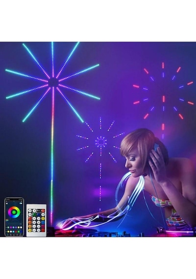 Led Fişek Işıkları Rgb Led Şerit Işığı