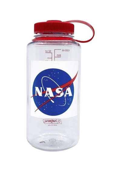 Nalgene 32 Oz Nasa Logo Tritan Suluk Matara 1 Litre Şeffaf