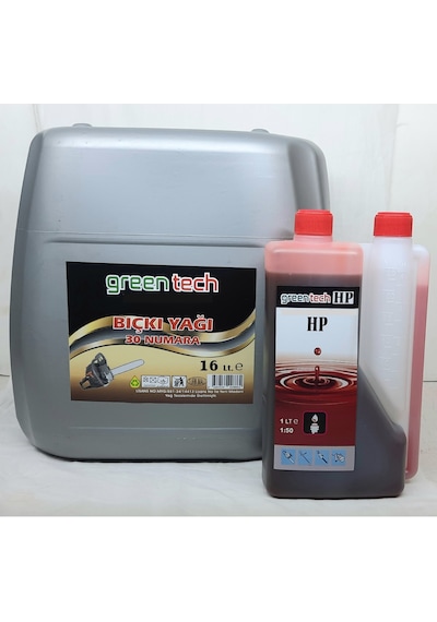 Greentech 30 Numara Bıçkı Testere Zincir Yağı 16 Lt+2t 2 Zamanlı