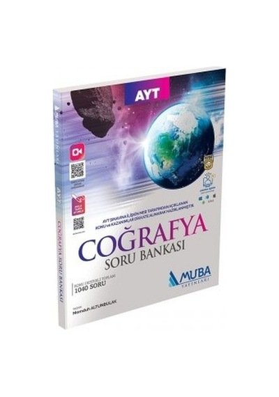 2022 AYT Coğrafya Soru Bankası -  Muba Yayınları