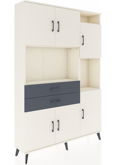 Arges Dolap 9 Raflı 2 Çekmeceli 6 Kapaklı 132x30x195 Aytaşı-aytaşı/antrasit Aytası/antrasıt Arges Dolap 9 Raflı 2 Çekmeceli 6 Kapaklı 132x30x195 Aytaşı-aytaşı/antrasit Aytası/antrasıt