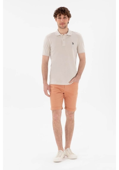 U.S. Polo Assn. Gtp04ıy026 Taş Erkek Polo Yaka T-shirt Pu-8731 2XL