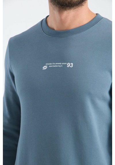 Shooter Sportwear Ribey Erkek Üç İplik Sweatshirt Regular Fit Pamuklu Bisiklet Yaka Günlük Spor Basic Orman Yeşili Shooter Sportwear Ribey Erkek Üç İplik Sweatshirt Regular Fit Pamuklu Bisiklet Yaka Günlük Spor Basic Orman Yeşili