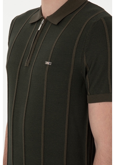 U.S. Polo Assn. Erkek Slim Fit Polo Yaka Vizon Tişört 50306457-VR052 U.S. Polo Assn. Erkek Slim Fit Polo Yaka Vizon Tişört 50306457-VR052