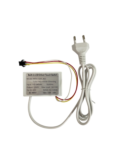 220v Girişli Renk Ayarlanabilir Dokunmatik Touch Ayna Arkası Sensör 12v 1a Banyo Aynası Sensörü Mobilya Sensörü