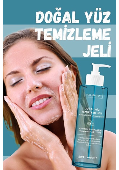Inklınatur Lifestyle & Cosmetics Doğal Yüz Temizleme Jeli 400 ML
