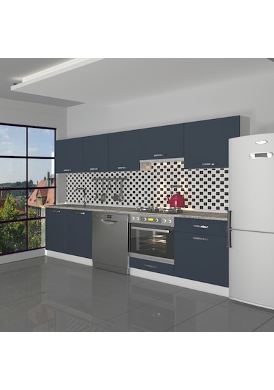 Decoraktiv Elite 280 Ankastre Fırın Modüllü Mdf Hazır Mutfak Dolabı - Tezgah Dahil - Antrasit Decoraktiv Elite 280 Ankastre Fırın Modüllü Mdf Hazır Mutfak Dolabı - Tezgah Dahil - Antrasit