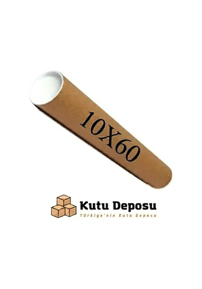 10x60 Cm Kapaklı Silindir Postüp Rulo Gönderi Kutusu 5 Adet