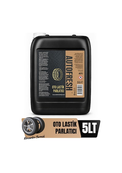 Oto Lastik Parlatıcı 5 Lt Sünger  Araç Tampon Parlatıcı 5 Kg Folyo Kapak Kalıcı Yeni Formül