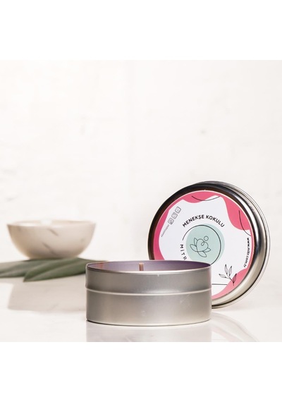 Mitr Menekşe Aromalı Metal Mum Çok Renkli
