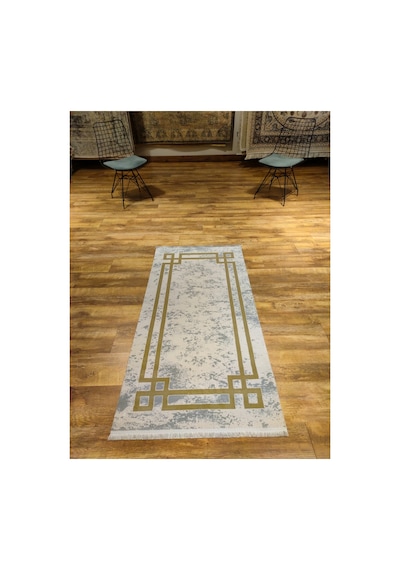 La Vita 07c Gri-krem-gold Halı Çok Renkli