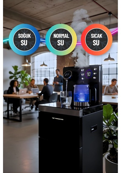 Wasspender Çay Makineli Gizli Damacanalı Su Sebili