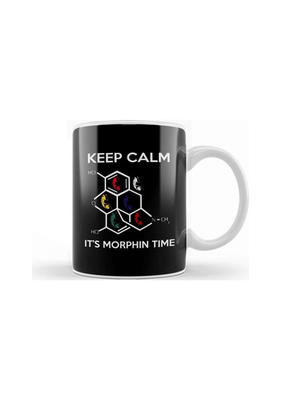 Keep Calm And Its Morphin Time Power Rangers Kupa Bardak Porselen Karışık