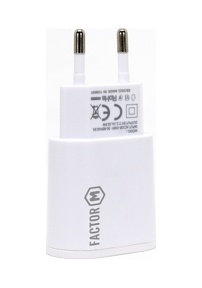 Factor M FM101T Çift Çıkışlı 2.1A Type-C Şarj Cihazı