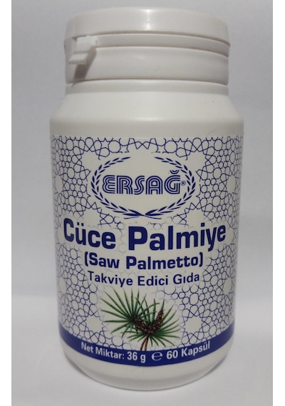 Ersağ Cüce Palmiye Gıda Takviyesi. Saw Palmetto