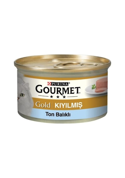 Gourmet Gold Kıyılmış Ton Balıklı Yetişkin Kedi Yaş Mama 24x85g