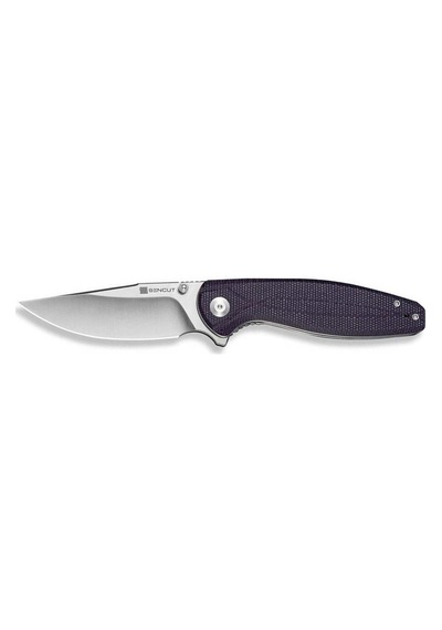 Sencut Vyrce Purple Canvas Micarta Handle Satin Finished D2 Blade Çakı Mor