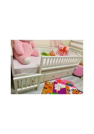 150x50 + 48x50 Beyaz Hemnes Divan Bariyer, Trabzan, Korkuluk Beyaz - 814398930