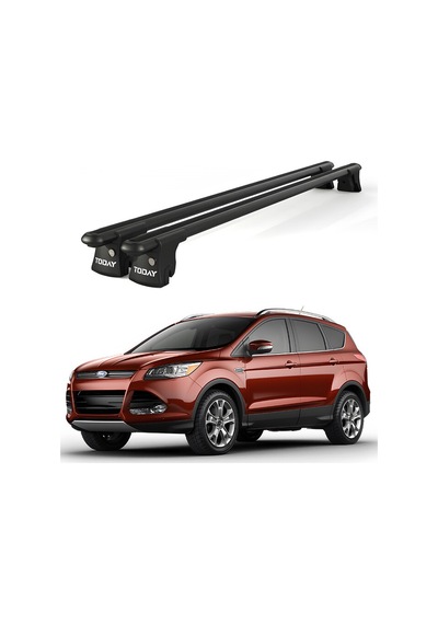 Trio-ı Ford Kuga 2012 Ve Sonrası Uyumlu Siyah Kilitli Ara Atkı 120cm Port Bagaj Tavan Barı