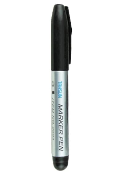 Taksun Siyah Permanent Marker Keçeli Koli Kalemi 10'lu, Brkd-8895693
