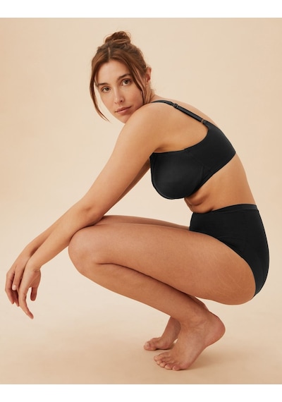 Marks & Spencer Balensiz Toparlayıcı Pamuklu Sütyen T33008000 Siyah