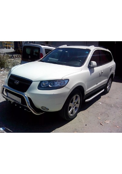Hyundaı Santa Fe 2006-2012 Ön Koruma- Karterli - Yazı Saclı - 60ø- Cobıa A