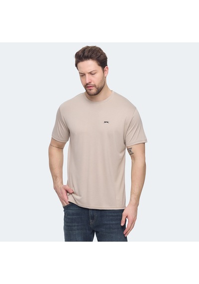 Slazenger KRATER Erkek  Bej Tişört