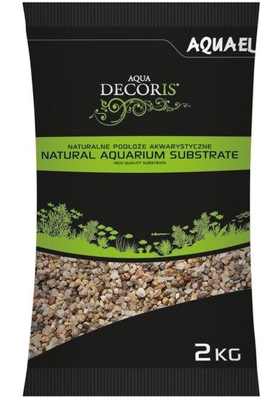 Aquael Akvaryum İçin Renkli Doğal Çakıl 1.4 - 2 MM 2 KG