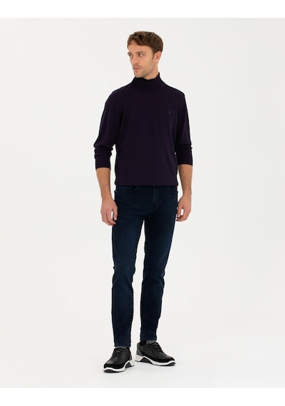 Pierre Cardin Erkek Mor Triko Kazak 50270052-vr038 Mor