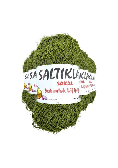 5 Adet Sakal Sabunluk Lif İpliği 44 Çok Renkli