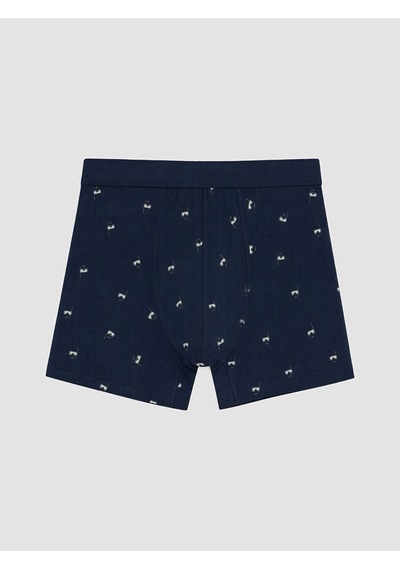 LC Waikiki Lc Waıkıkı Gri Pamuklu Esnek Erkek Boxer 3'lü Paket