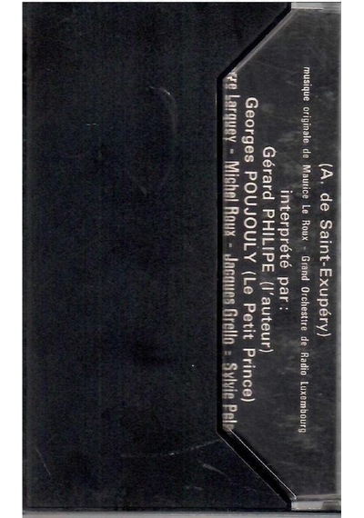 Le Petit Prince - Antoine De Saint-exupery - Bande Originale Gerard Philipe Cassette Kaset Koleksiyon Ürün