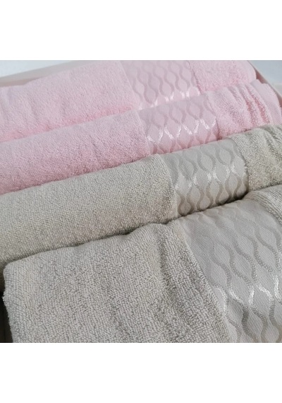 Özdilek Elissa Best Set Hamam Takımı (Banyo Seti) Pudra - Taş Pudra