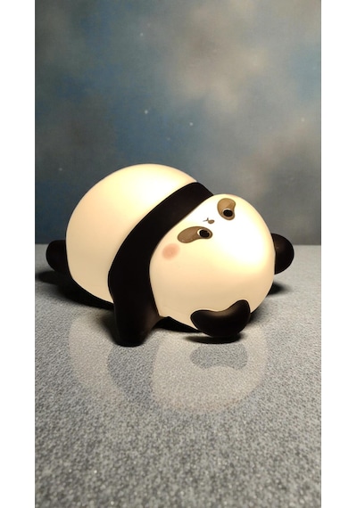 Panda Dekoratif Dokunmatik Masa Gece Lambası Boyut:14cm Çok Renkli
