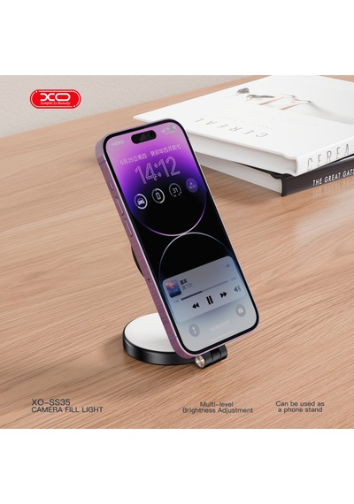Magsafe Uyumlu Çok Fonksiyonlu Katlanabilir Led Işık Ve Masaüstü Telefon Standı Ss35