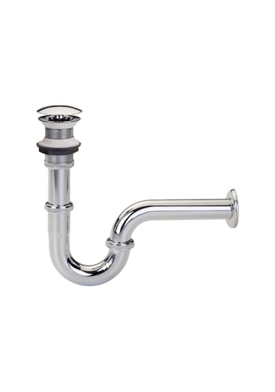 Yak U Borulu Lavabo Sifonu Sabit Kapak Süzgeçli 102119072