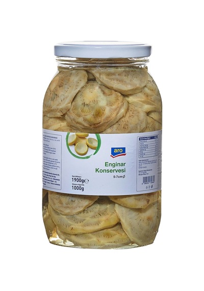 Aro Çanak Enginar 1,9 Kg 5-7 Adet Doğal Formu Korunmuş Konserve Tarı