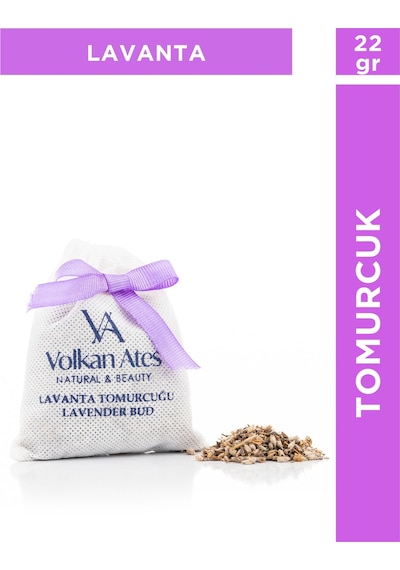 Volkan Ates Natural & Beauty Lavanta Tomurcuğu Kesesi 22 Gr Lavanta