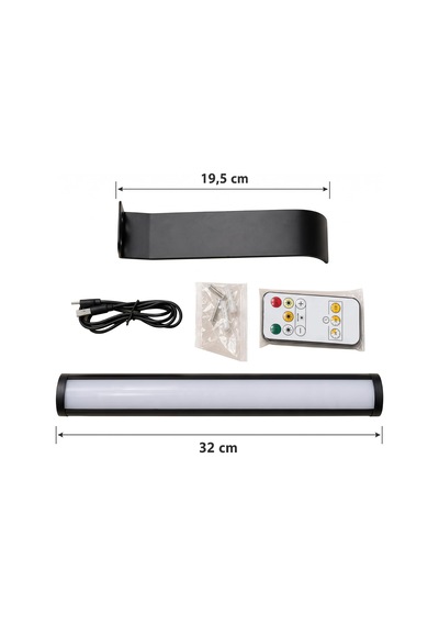Şarjlı Duvar Tipi Led Aplik 32 Cm, 3 Renk Işık Ayarlı 6400k/4000k/3200k , Cata Şahin Modern Siyah Kasa, Kablosuz Manyetik Tablo, Ayna, Yatak Başı Ve Koridor Aydınlatması, 1.5w 5v Dc Diğer Şarjlı Duvar Tipi Led Aplik 32 Cm, 3 Renk Işık Ayarlı 6400k/4000k/3200k , Cata Şahin Modern Siyah Kasa, Kablosuz Manyetik Tablo, Ayna, Yatak Başı Ve Koridor Aydınlatması, 1.5w 5v Dc Diğer