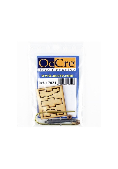 Occre 17021 35 Mm. Zamak Top Ve Ahşap Arabası-57381