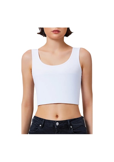 Elilom Göğüs Gizleyici Korse Unisex Jinekomasti Ve Tomboy İçin Düz Silüet Atlet Beyaz