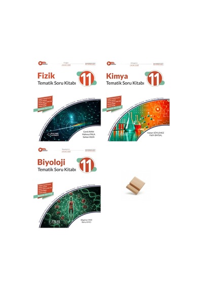 Palme 11. Sınıf Maarif Tematik Fizik Kimya Ve Biyoloji 3lü Set Soru Kitabı + Telefon Standı